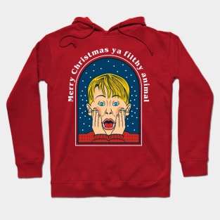 Merry Christmas ya filthy animals Hoodie